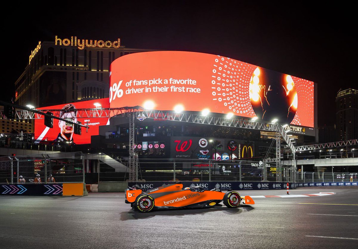 Get ready to start your engines. Racing returns to the famed Las Vegas Strip this November and Branded Cities’ digital spectaculars have a front row view of the action. 

#ooh #dooh #digital #HarmonCorner #bLVd #63LV #TheHorseshoe