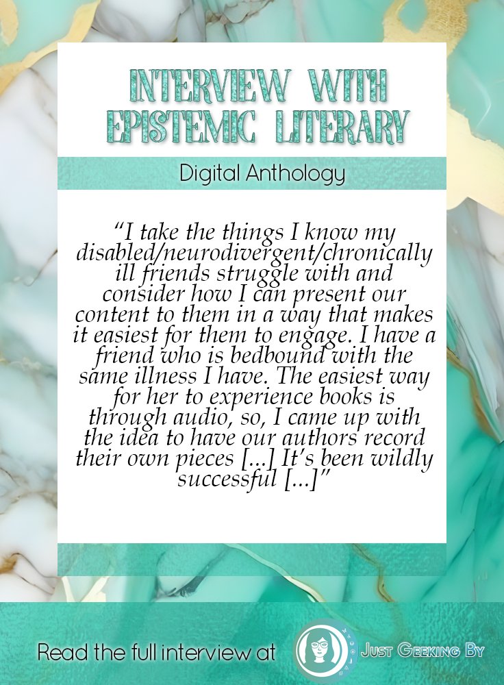 Read the full interview with <a href="/EpistemicLit/">Epistemic Literary - Updates Only</a> for #repdisnd at geeking-by.net/interview-with… !