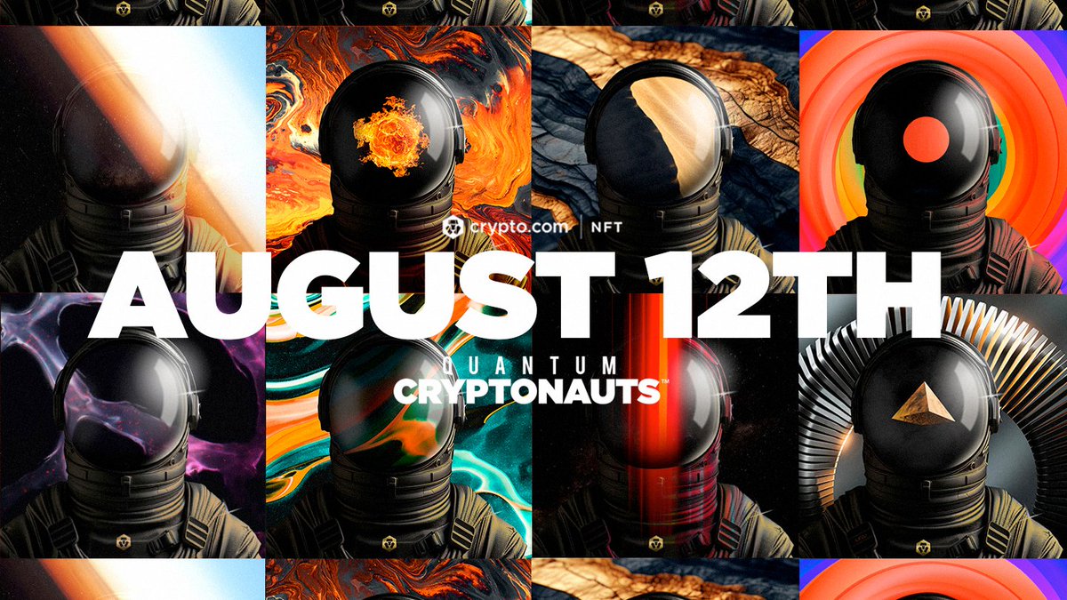 Cryptonauts CDC (@cryptonautscdc) on Twitter photo 🚀 Qᴜᴀɴᴛᴜᴍ ᴄʀʏᴘᴛᴏɴᴀᴜᴛꜱ™ collection will drop august 12th on <a href="/cryptocomnft/">Crypto.com NFT</a>
We're giving away 1000 CRO 💸 to celebrate. RT this, follow <a href="/Cryptonautscdc/">Cryptonauts CDC</a> and <a href="/Fran_nubes/">Fran Rodríguez 〰️ lacabezaenlasnubes</a> and tag 3 friends. 72 hours. Good luck everybody 💎
🫵 JOIN THE CREW 🫵 🚀 Qᴜᴀɴᴛᴜᴍ ᴄʀʏᴘᴛᴏɴᴀᴜᴛꜱ™ collection will drop august 12th on <a href="/cryptocomnft/">Crypto.com NFT</a>
We're giving away 1000 CRO 💸 to celebrate. RT this, follow <a href="/Cryptonautscdc/">Cryptonauts CDC</a> and <a href="/Fran_nubes/">Fran Rodríguez 〰️ lacabezaenlasnubes</a> and tag 3 friends. 72 hours. Good luck everybody 💎
🫵 JOIN THE CREW 🫵