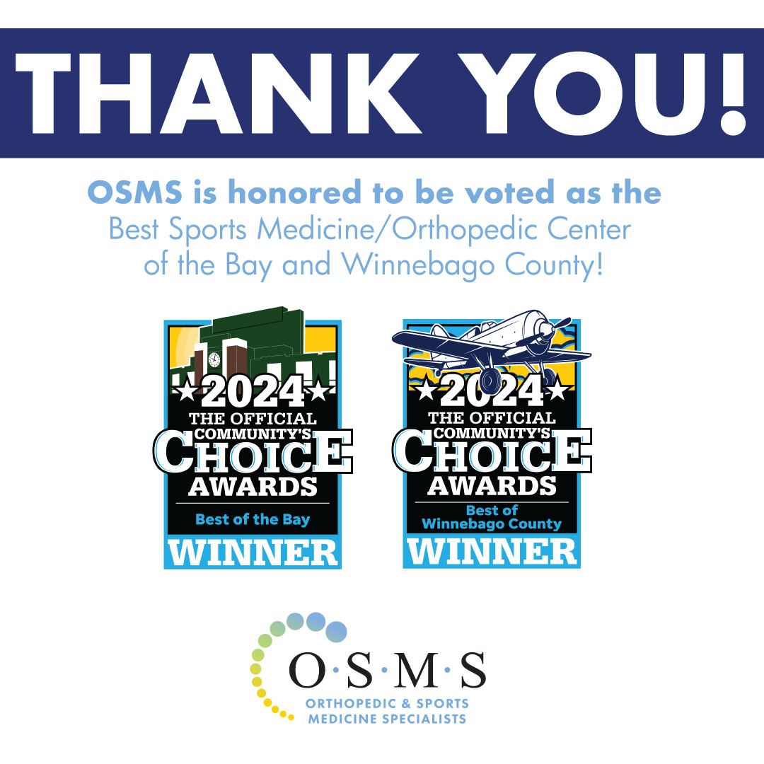 OSMSGB's tweet image. Thank you all for your support and voting for us as the best of in both the Bay and Winnebago County! We appreciate every single one of our patients and are proud to provide our surrounding communities with the highest quality care and safety.
