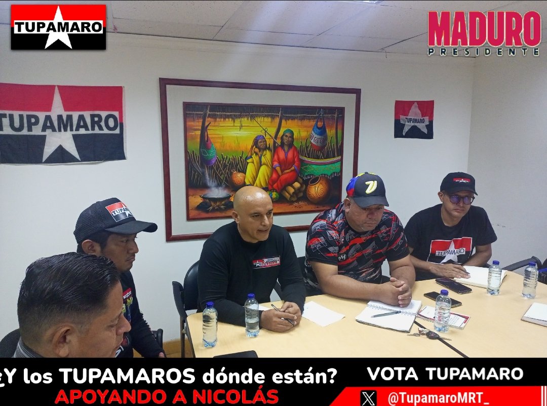 🇻🇪 #AlMomento| Reunión con la DRO del Estado <a href="/ZuliaTupamaro/">TUPAMARO Zulia</a> bajo el método de vigilancia, seguimiento y control el Resp. Nac. De Finanzas y Producción <a href="/azuajemanuelmrt/">Manuel Azuaje</a> y el Resp. Del Bloq. Occidental <a href="/Julio_TorresMRT/">JulioTorresMRT</a> evalúan los últimos detalles para el triunfo del #28DeJulio