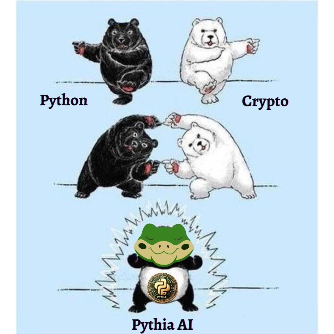 pythiaaicoin's tweet photo. ๐๐ปโโ๏ธ When Python and Crypto join forces, they evolve into something powerful: Pythia AI Coin! ๐๐ #PYTHIA #PythiaAICoin #Crypto #Python #AI #Blockchain https://t.co/4Ulf6PlGAz