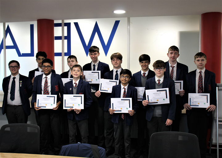 WellacreAcademy's tweet photo. Thanks to Turing House Captain Calvin for hosting a Celebration Breakfast, alongside Mrs Irwin, for all their Turing form representatives. Calvin thanked everyone for their teamwork and celebrated all they have achieved throughout the year #TeamTuring https://t.co/4H1XX6E780