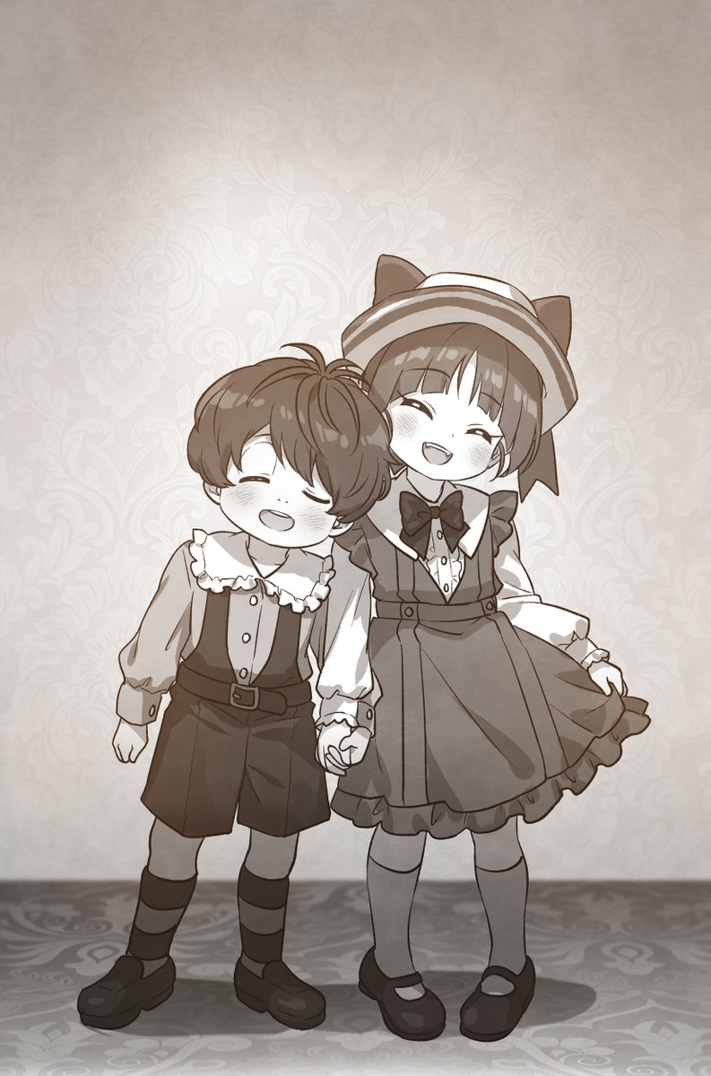 お揃いの👹🐱✨
#キタネコ 