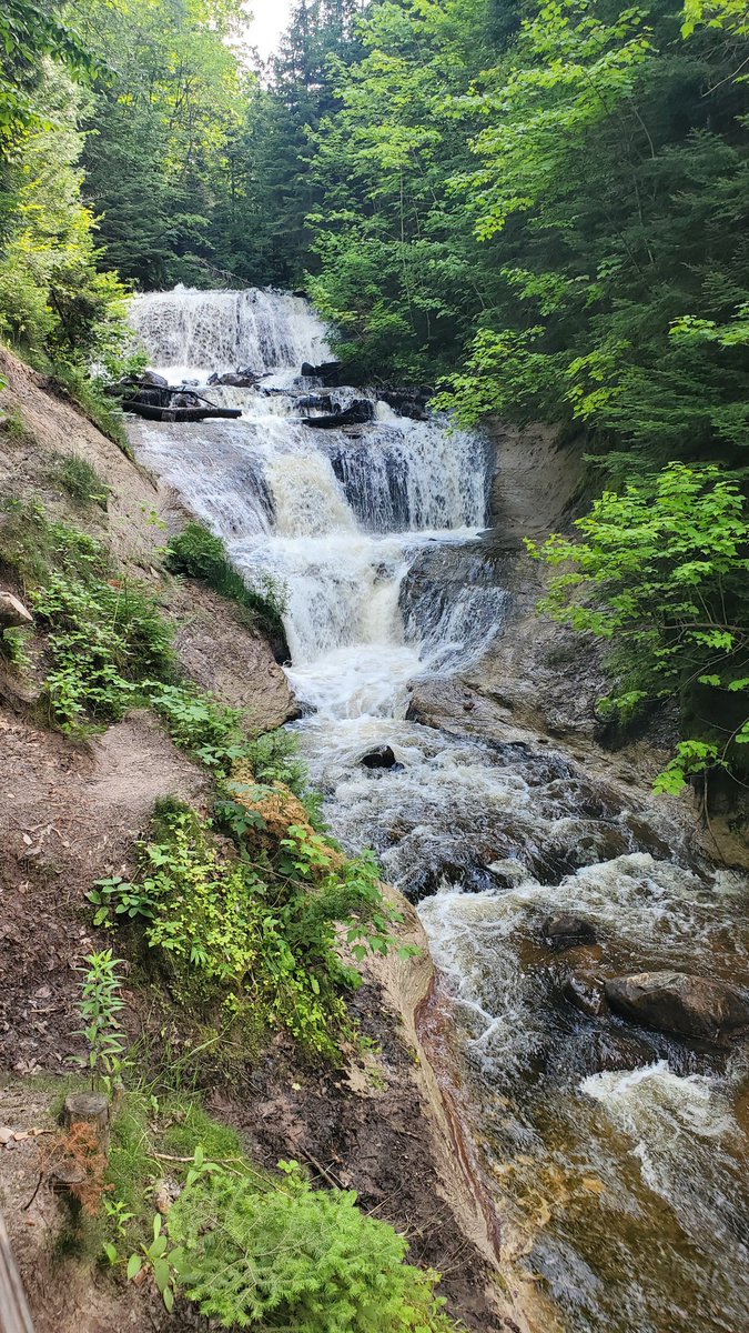 Sable Falls clearly the prettiest Falls of the hiking tour.
