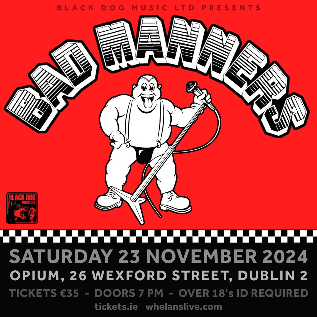 tickets.ie (@tickets_ie) on Twitter photo 🚨 𝗝𝗨𝗦𝗧 𝗔𝗡𝗡𝗢𝗨𝗡𝗖𝗘𝗗 🚨
The legendary Ska band <a href="/BadMannersTour/">Bad Manners Official</a> are coming back to Dublin with a new show in <a href="/OpiumLiveDublin/">OpiumLiveDublin</a> on Saturday the 23rd of November.
Tickets on sale Friday at 10am ⏰ 👉 bit.ly/BadManners-Nov…
#blackdogmusicltd
<a href="/ToxicJohn11/">Toxic John</a> 🚨 𝗝𝗨𝗦𝗧 𝗔𝗡𝗡𝗢𝗨𝗡𝗖𝗘𝗗 🚨
The legendary Ska band <a href="/BadMannersTour/">Bad Manners Official</a> are coming back to Dublin with a new show in <a href="/OpiumLiveDublin/">OpiumLiveDublin</a> on Saturday the 23rd of November.
Tickets on sale Friday at 10am ⏰ 👉 bit.ly/BadManners-Nov…
#blackdogmusicltd
<a href="/ToxicJohn11/">Toxic John</a>