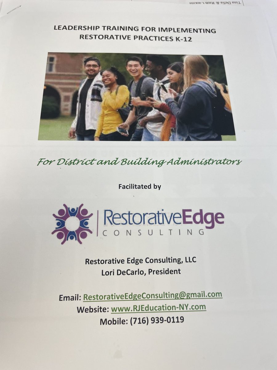 TarrySup's tweet image. ⁦@ufsdtarrytowns⁩ staff is deep in discussions regarding restorative practices.  Supporting the needs of all scholars.    #restorativepractices