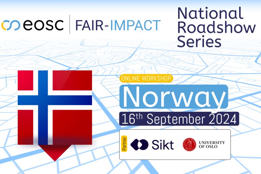 fairimpact_eu's tweet photo. 📣 Register now for #FAIR #NationalRoadshow in Norway!
🔎 Discover key research & best practices for transferring #OpenScience between early career researchers & #DataStewards.
🗓️16 Sep 2024
🕒13:00-15:00 CEST
📍Digital Scholarship Centre & via Zoom
👉https://t.co/gAJQgMWy2q https://t.co/OvgEA8gX56