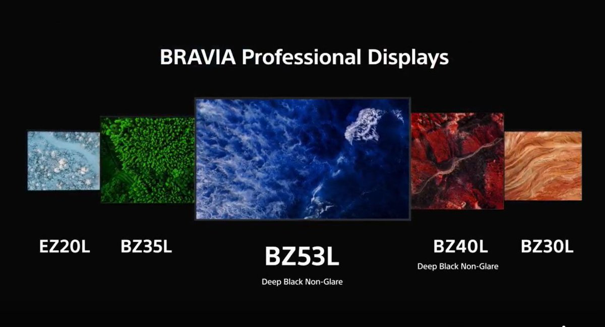 SonyProUSA's tweet image. Sony’s BZ53L Pro BRAVIA Display completes our comprehensive lineup! Our flagship 98&quot; BZ53L comes with the industry-leading Deep Black Non-Glare Coating just like the BZ40L series. For more info, visit: bit.ly/4bjf182

#AVTweeps #ProDisplay #DisplayTechnology