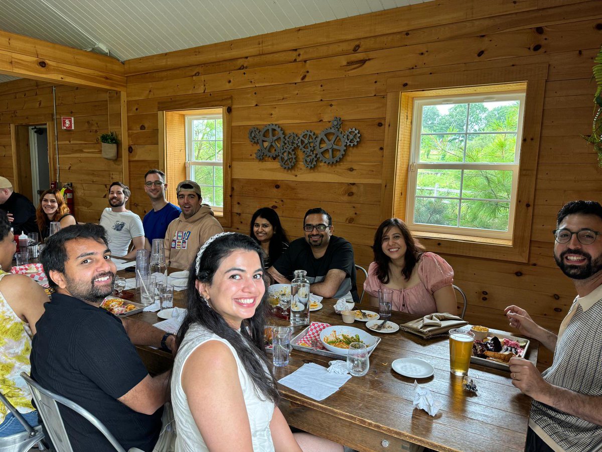 SvHrad's tweet photo. Warming up to a bright future in radiology! Welcome, first years and loved ones! ❤️ 

Program Brunch at the Lookout Farm, Natick. 

#ResidencyOuting #Wellness https://t.co/FABqhxIabD