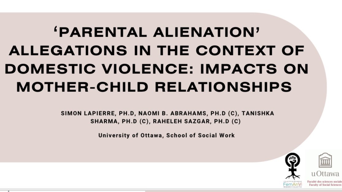 SimonLapierre's tweet photo. What are the odds?  Presenting on ´parental alienation’ in the Gardner Room… https://t.co/n58GJzkSnc