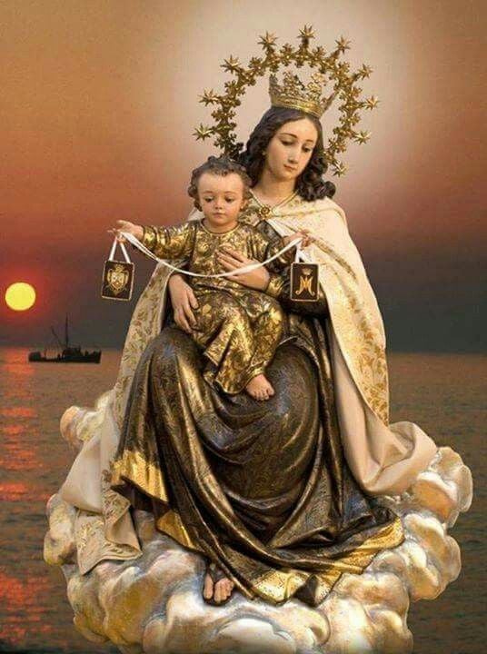 AJesusporMaria5's tweet photo. “Virgen del Carmen, estrella de los mares, guíanos en nuestro camino y protege nuestras vidas.” https://t.co/Hn1i1CA0Ew