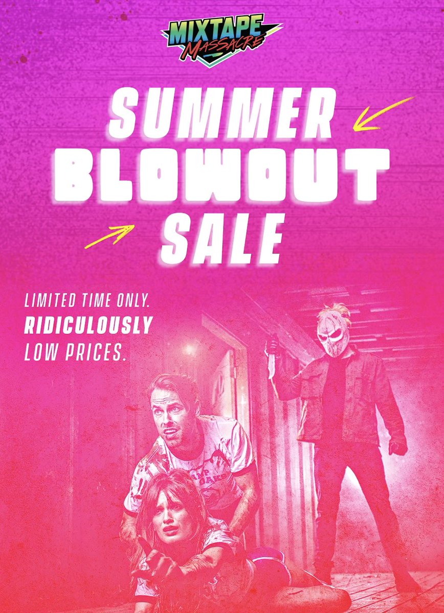 mixtapemassacre's tweet photo. SUMMER SALE HAPPENING NOW 🔪☀️

Our lowest prices EVER for a limited time. https://t.co/TNInNX9XCD