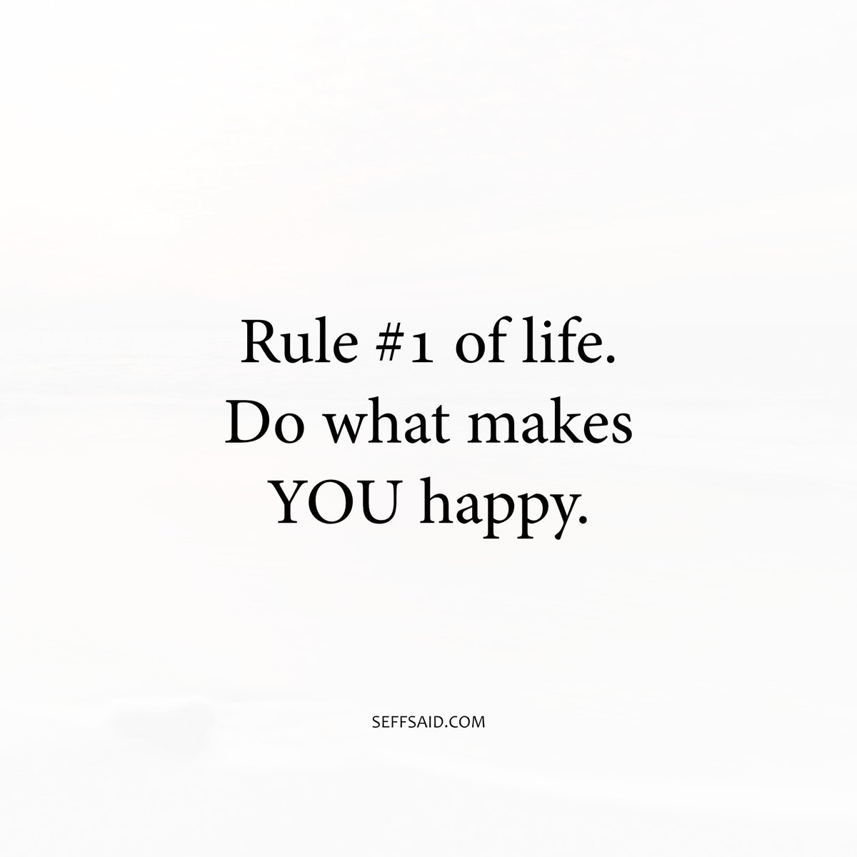 Rule #1