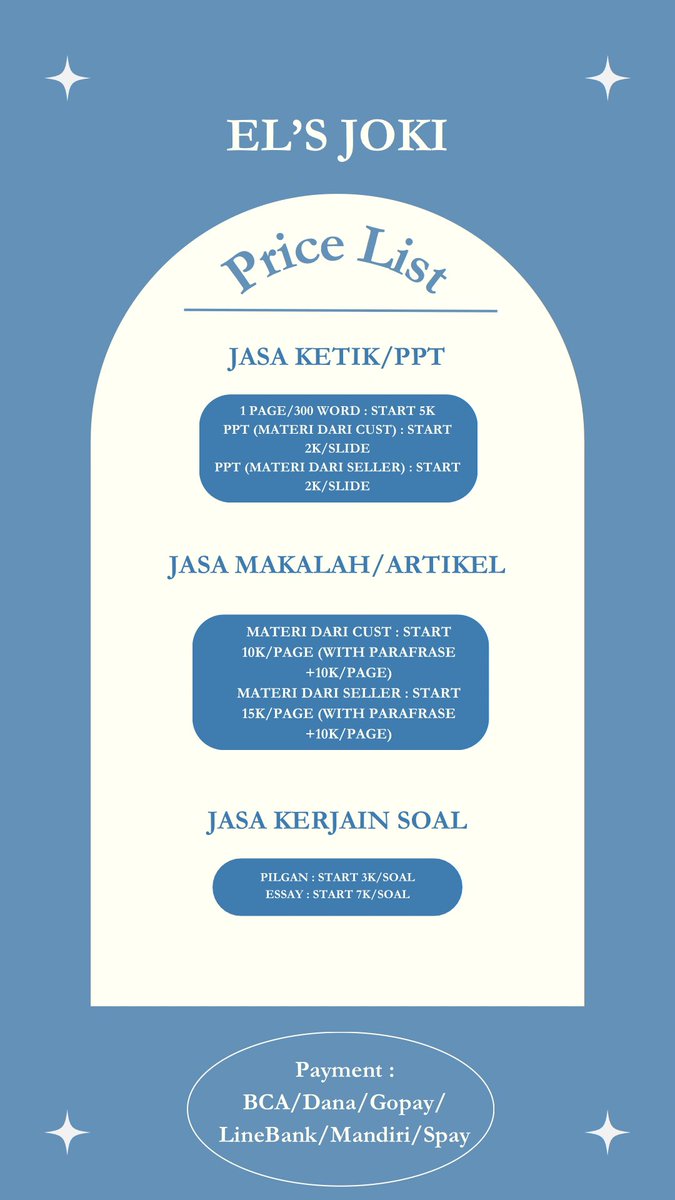 halo geis !! 🙋🏻‍♀️ 
lagi butuh bantuan untuk ngerjain tugas yang trusted, cepat dan sesuai budget? bisa banget disini !! 😆
yuk yang mau tanya tanya dulu boleh ya 🫰🏻bisa langsung wa kesini wa.me/message/HMZDNO… (fast respon) atau dm ya !! 👐🏻
thank you 🎀 
#jokikuliah #jokitugas