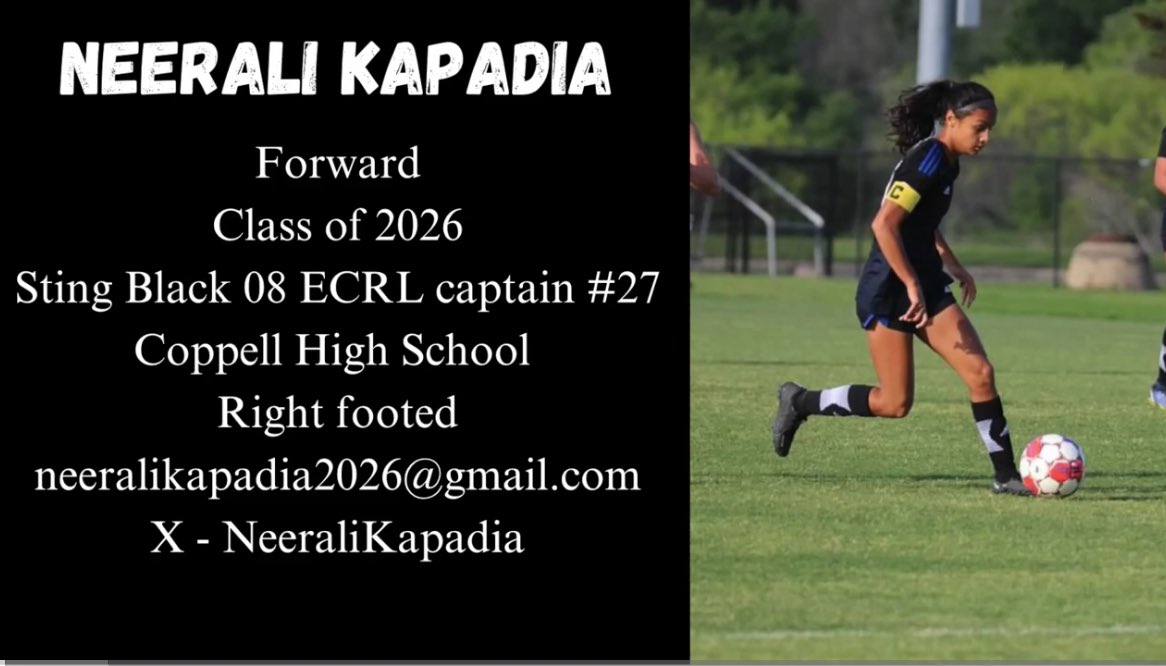 Here is the link to some of my highlights from the 2023-2024 season: youtu.be/Zt8egoU5X-U?si…
<a href="/ECNL_RL_08/">Sting Black 08/07 ECNL RL</a> <a href="/StingSoccerClub/">Sting Soccer Club</a> <a href="/TopDrawerSoccer/">TopDrawerSoccer</a> <a href="/PrepSoccer/">Prep Soccer ⚽️</a>