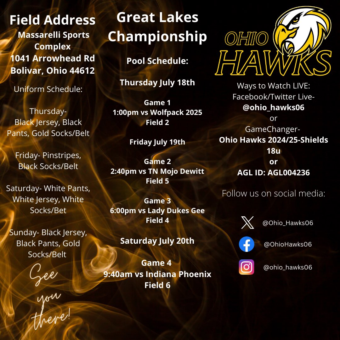 Ohio Hawks 2025/26-Shields tweet media