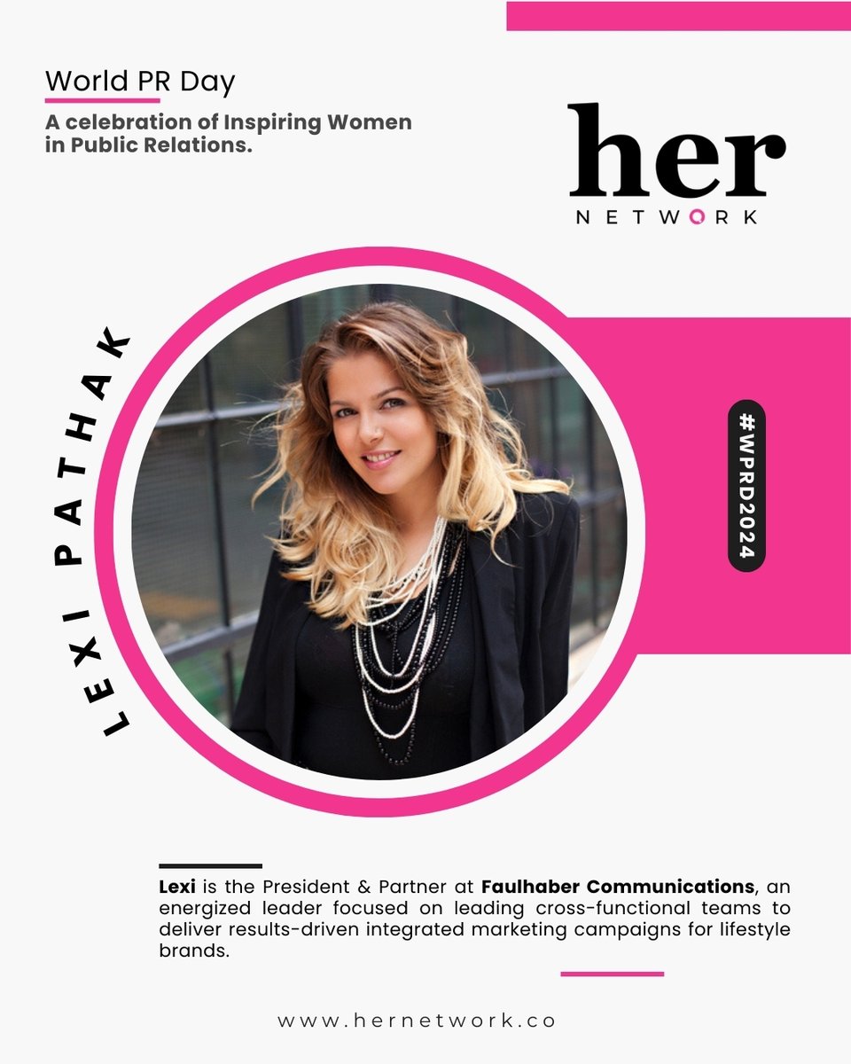 HerNetworkOnlne's tweet photo. @StratcommAfrica @Esther_Cobbah @faithsenam @GiftyBingley @heather_whaling @ImaPeter @JoCaruana @misskanyi #WPRD2024 | Meet some inspiring Women in PR 
Lexi Pathak  (@faulhaberagency)
@mahagaber 
@MKalinda 
@NATAPR_ https://t.co/XaOvFO3GIe