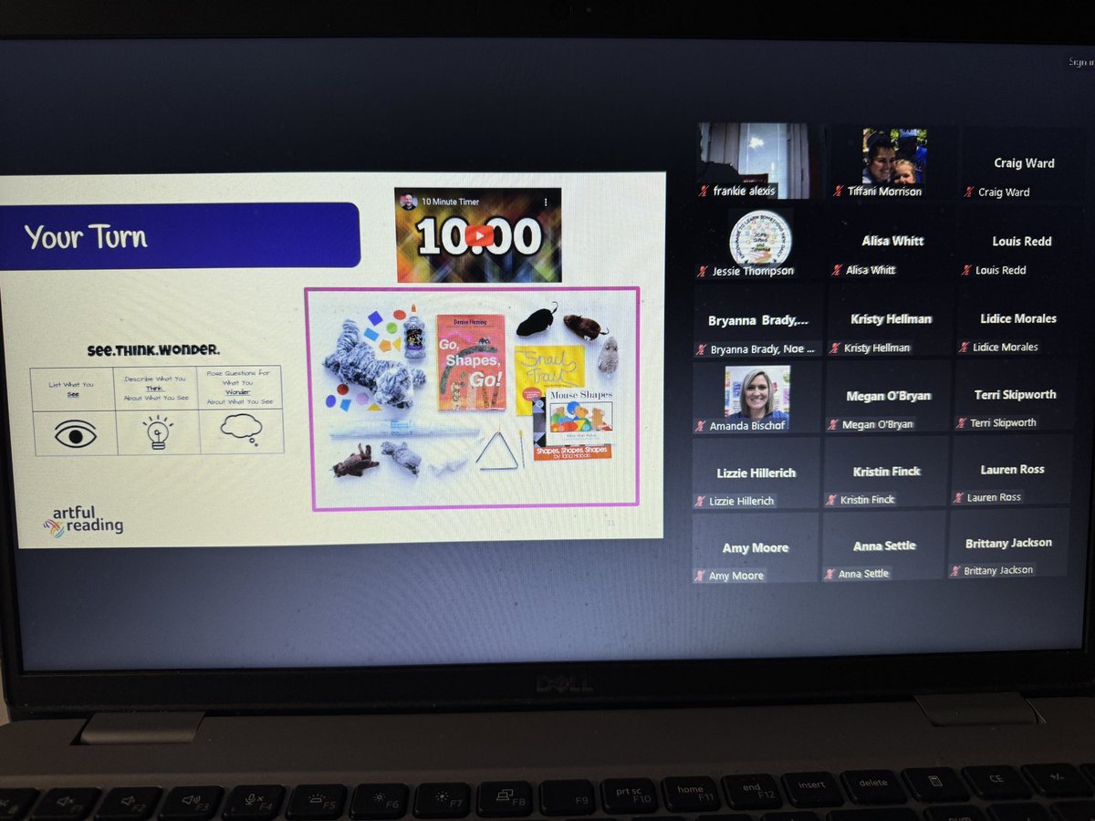 JCPSGT's tweet image. Thank you Dr. Ashley Perkins for joining us this morning and presenting about Artful Reading! Guess what? The Gifted Department sent these kits out to every elementary and middle school! Talk to your GT Lead! #GTInstitute24