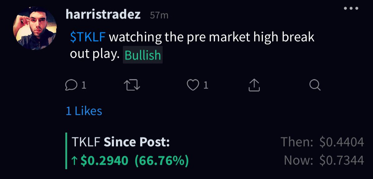 HarrisHollowell's tweet photo. $TKLF massive play for the team!!! $silo $bdrx $wnw https://t.co/2t85WGmmnC