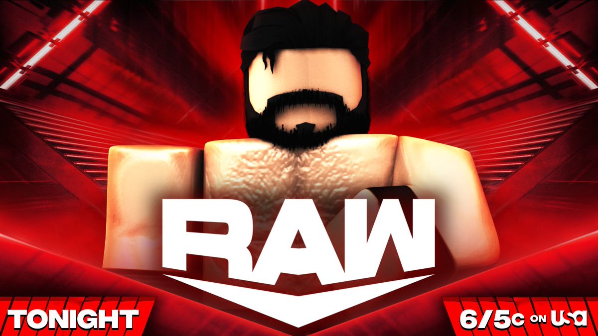 WWERPMedia's tweet photo. Tonight on #WWERPRaw

🐍 #MeloOrton Returns

🔥 Two MITB Participants going head to head as #ZolaHayes takes on the @Hood33x 

🩸 The Enforcer #LocalSikoa goes against the British Nightmare #MetaRhodes

🎂 @IsaacMalenRW celebrates his birth

📺 6/5 on @Roblox https://t.co/FgIczWdO8R