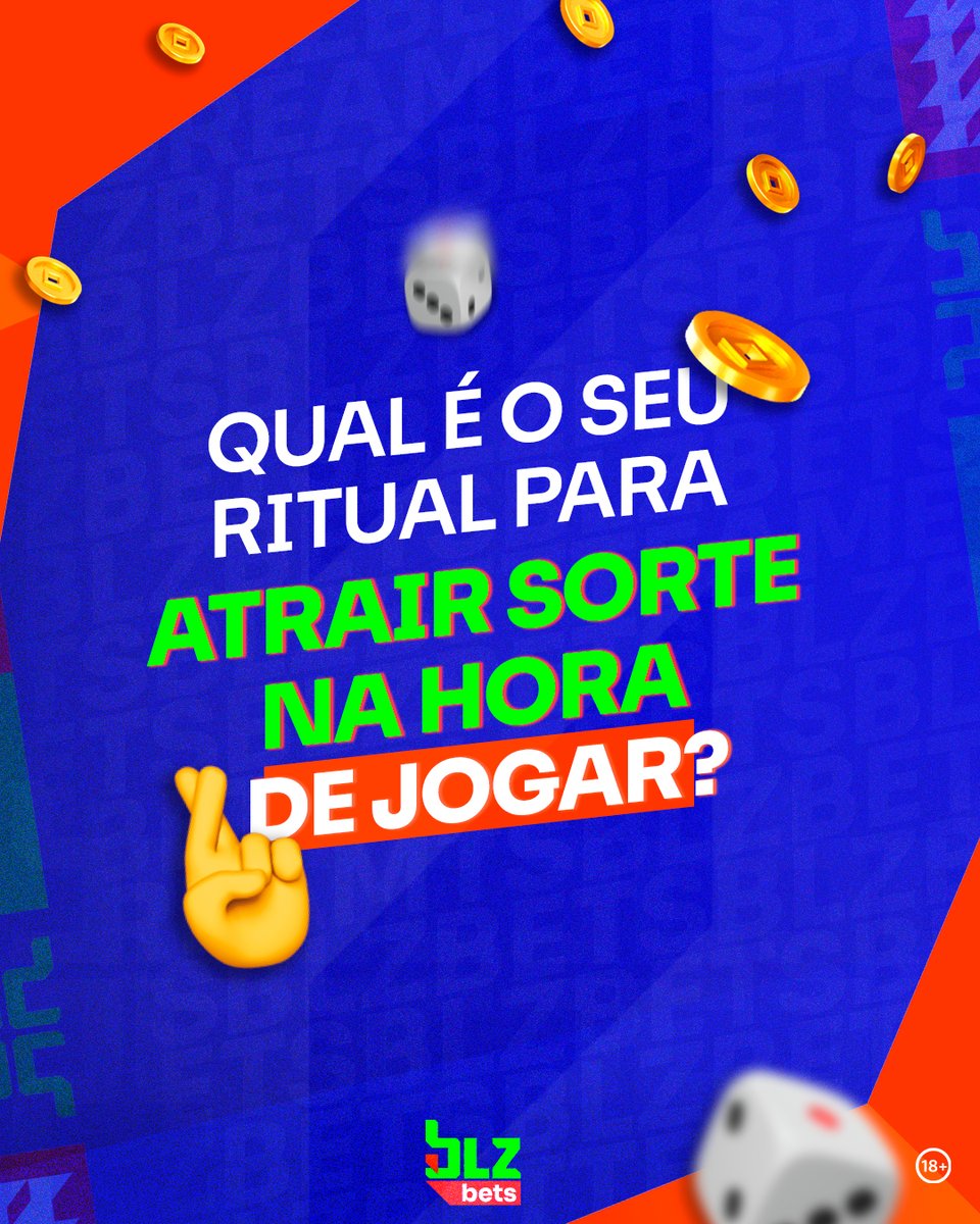BLZBETS_'s tweet photo. Qual é o seu ritual de sorte na hora de jogar? 🍀✨ 🎰

Seja vestir aquela camisa da sorte, cruzar os dedos ou até mesmo fazer uma pequena prece aos deuses do jogo! 🎲 👇

Compartilhe nos comentários qual é o seu ritual de sorte!

#BLZBets #SorteNoJogo #RituaisDeSorte https://t.co/gl2FCNU4Va