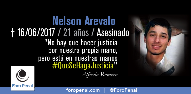 ForoPenal's tweet photo. #16Jl Hoy se cumplen 7 años y 1 mes de la muerte de 𝗡𝗲𝗹𝘀𝗼𝗻 𝗔𝗿é𝘃𝗮𝗹𝗼 el 16/06/2017.
No lo olvidemos #QueSeHagaJusticia
-Foro Penal
Más información sobre el caso aquí: https://t.co/GHAi6Ka4Fa https://t.co/C2bVAzOGqw