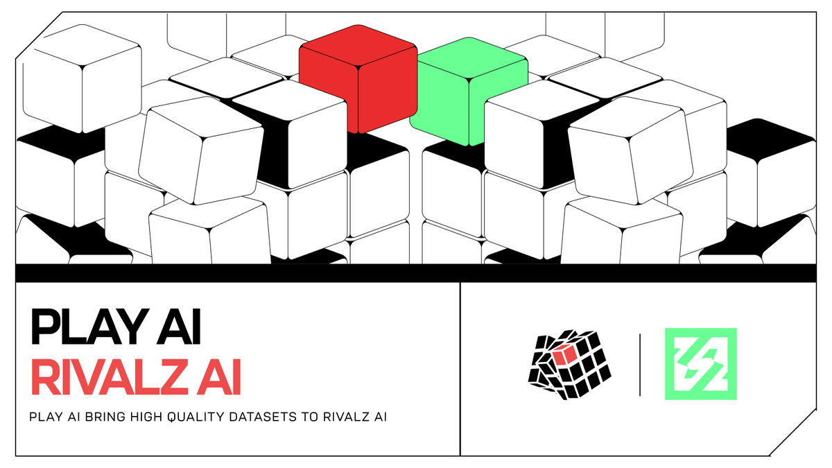 playAInetwork's tweet photo. EXCITING NEWS! Play AI teams up with @Rivalz_AI 🎲

Rivalz introduces an AI Intel Layer powering a modular ecosystem of AI-apps.

Play AI delivers diverse, high-quality datasets from our Play Market to the Rivalz ecosystem.

Read more on what this means for you 🫵🏽  ↓ https://t.co/Fy7vqwNTiR