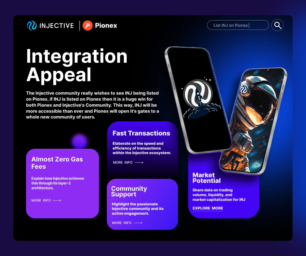 ishan47890's tweet image. 𝐃𝐞𝐚𝐫 @pionex_com 𝐓𝐞𝐚𝐦,

How about adding @injective 🥷to your exchange ? 
It’s a cool token that’s doing great things in #DeFi. 

Why it’s a good idea: