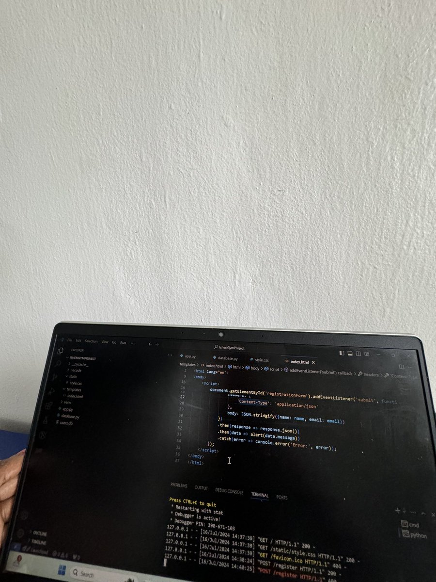 thequeenbenson_'s tweet photo. 100 Days ago, I started a #100DaysofAI challenge. To wrap this up, I decided to tackle a real-world problem at my new local gym.
I noticed their registration, sign-in and sign-out process is MANUAL. So I set out to automate it by building an AI-powered chatbot. So far, I’ve…. https://t.co/2NCCOF4fAu