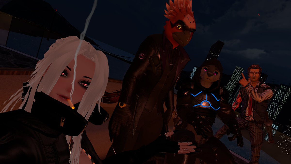 HeraByteVR's tweet image. Ever just take a photo with a dinosaur, a hairy lizard, and Handsome Jack's awkward brother?