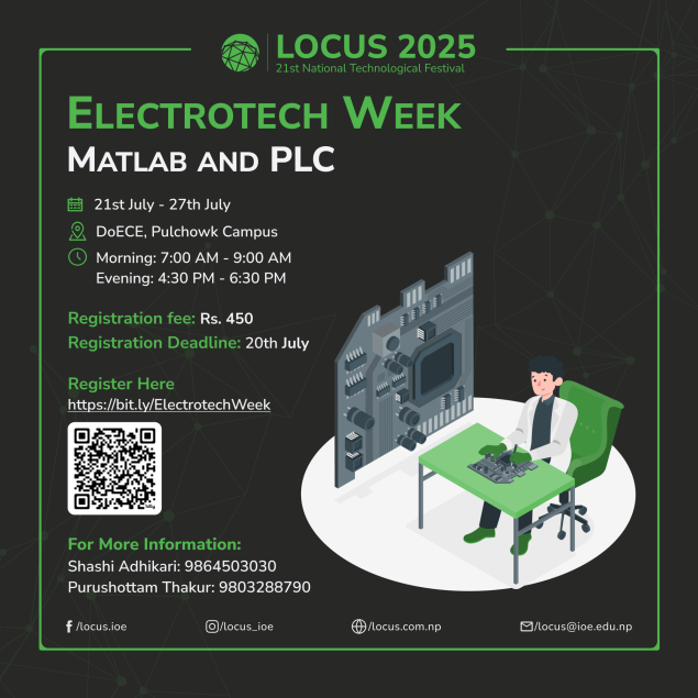 LOCUS, IOE Pulchowk tweet media