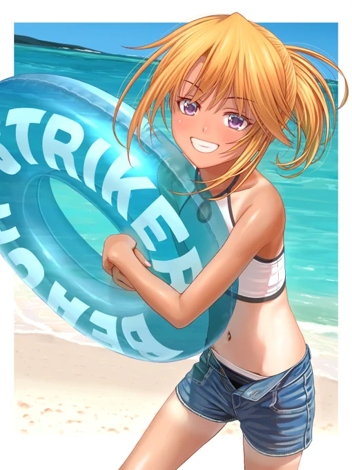 「早く!海!泳ごうぜ!」  晴、誕生日おめでとう! #結城晴誕生祭2024 #結城晴生誕祭2024