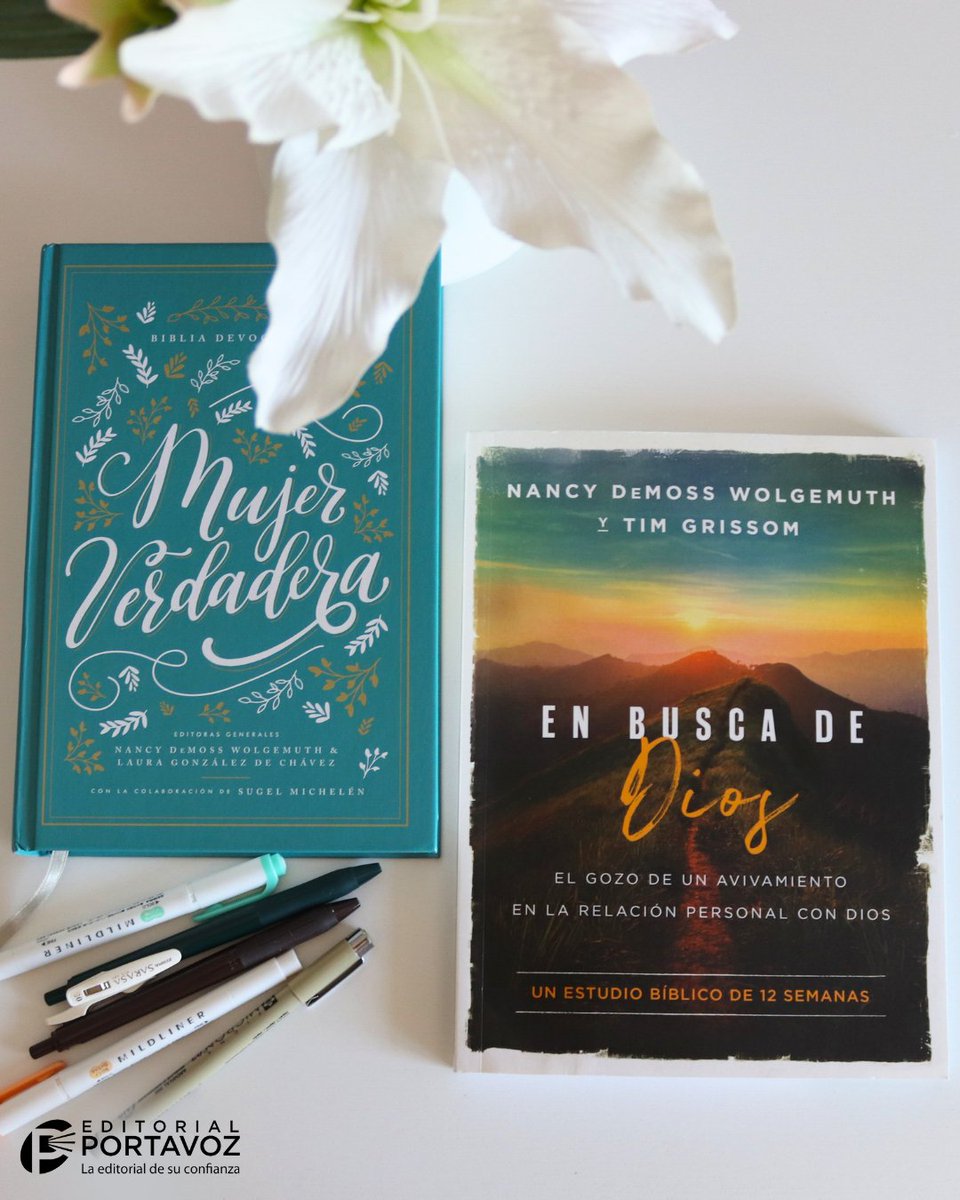 EdPortavoz's tweet photo. En busca de Dios: 12 semanas de avivamiento personal. Experimenta libertad, gozo y verdadera santidad✨. Usa la Biblia Mujer Verdadera para enriquecer tu estudio. 📚❤️.
👉https://t.co/ZoWVnKz1Hg
#EditorialPortavoz #EnBuscaDeDios #MujerVerdadera @NancyDeMoss https://t.co/y1nzWgrJo6