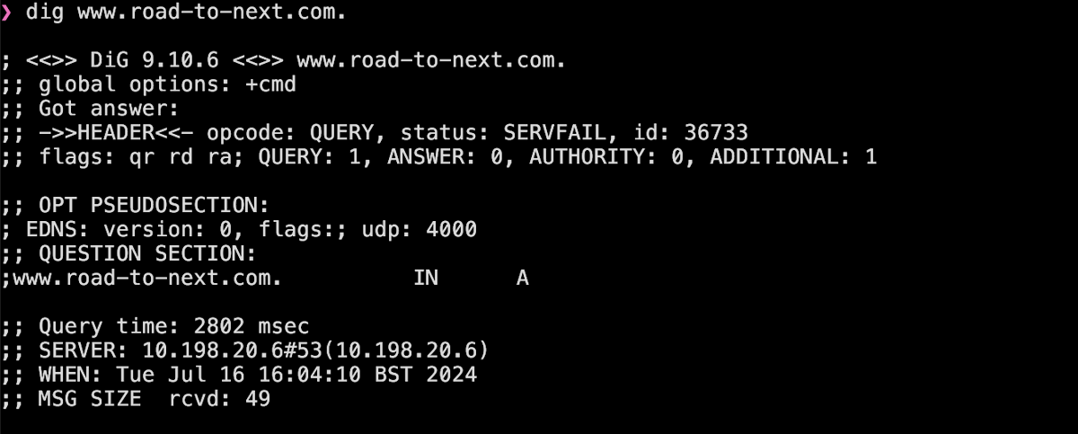 gerbyzation's tweet photo. @rwieruch Your site doesn't load, seems to be some DNS trouble https://t.co/oAdVmK3a5y
