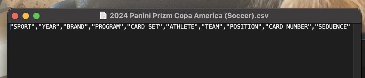LeanderCards's tweet image. .@PaniniAmerica 's checklist for COPA hours before FOTL is being sold 
Great work guys, guess no one cares