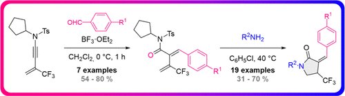 SOPhy Lab (Miesch) (@lab_sophy) on Twitter photo I'm very happy to share with you <a href="/SchutzDorian/">Dorian Schutz</a>, Clément, <a href="/HourtouleMaxime/">Maxime Hourtoule</a>, <a href="/BaptisteMoegle/">moegle baptiste</a> and Ludovik's new <a href="/JOC_OL/">J Org Chem/Org Lett</a> on Transition Metal-Free domino Hydroamination/Isomerization/Transamidation Sequence: An Entry to Trifluorinated γ-Lactams.
pubs.acs.org/doi/10.1021/ac… I'm very happy to share with you <a href="/SchutzDorian/">Dorian Schutz</a>, Clément, <a href="/HourtouleMaxime/">Maxime Hourtoule</a>, <a href="/BaptisteMoegle/">moegle baptiste</a> and Ludovik's new <a href="/JOC_OL/">J Org Chem/Org Lett</a> on Transition Metal-Free domino Hydroamination/Isomerization/Transamidation Sequence: An Entry to Trifluorinated γ-Lactams.
pubs.acs.org/doi/10.1021/ac…