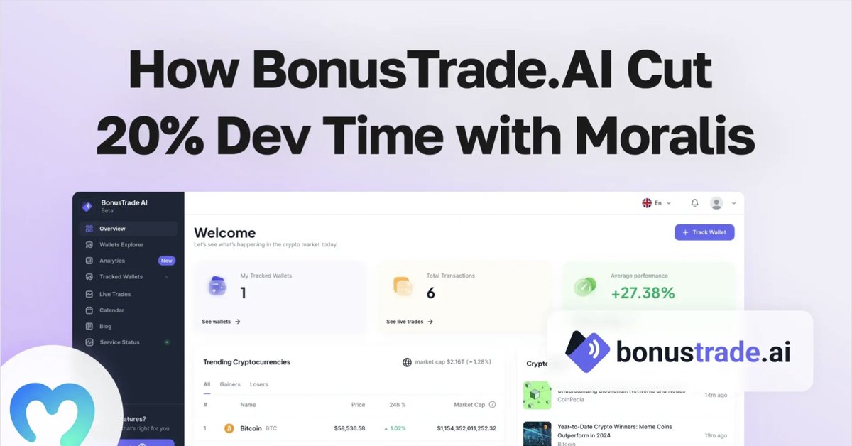 Moralis | Fetch, Monitor & Export Blockchain Data tweet media
