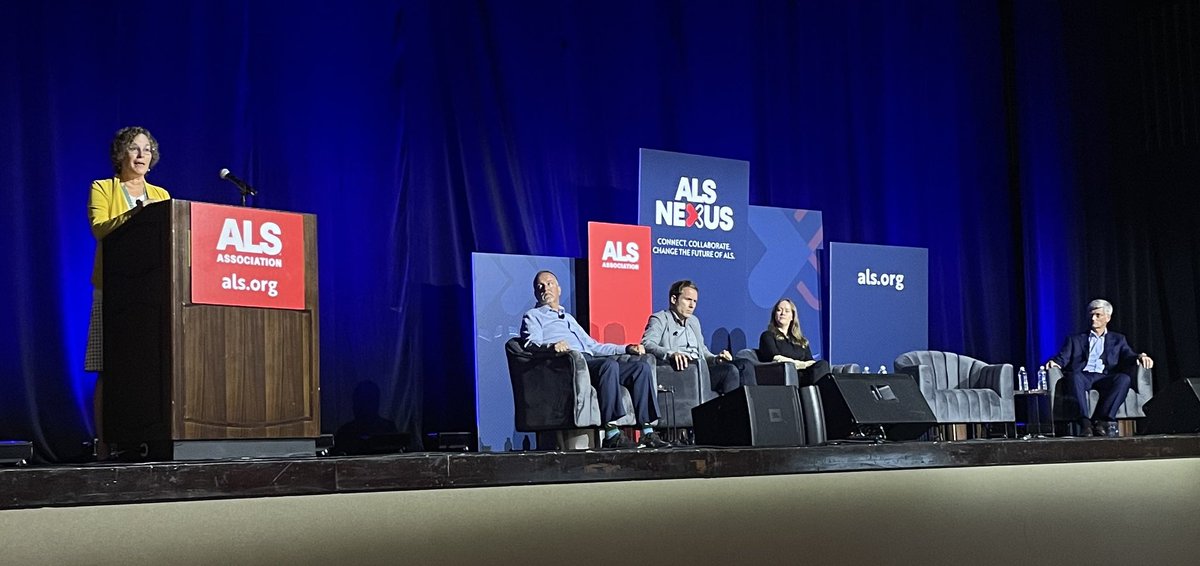 alsassociation's tweet photo. “ALS-specific biology and chemistry takes time, but careful preclinical studies are essential for more rational therapeutic candidates.”
A great thought presented by Erin Fleming, Vice President, Research and Development at ProJenX during the Built for Speed: Strategies to Improve Clinical Trial Efficiency session here at #ALSNexus!