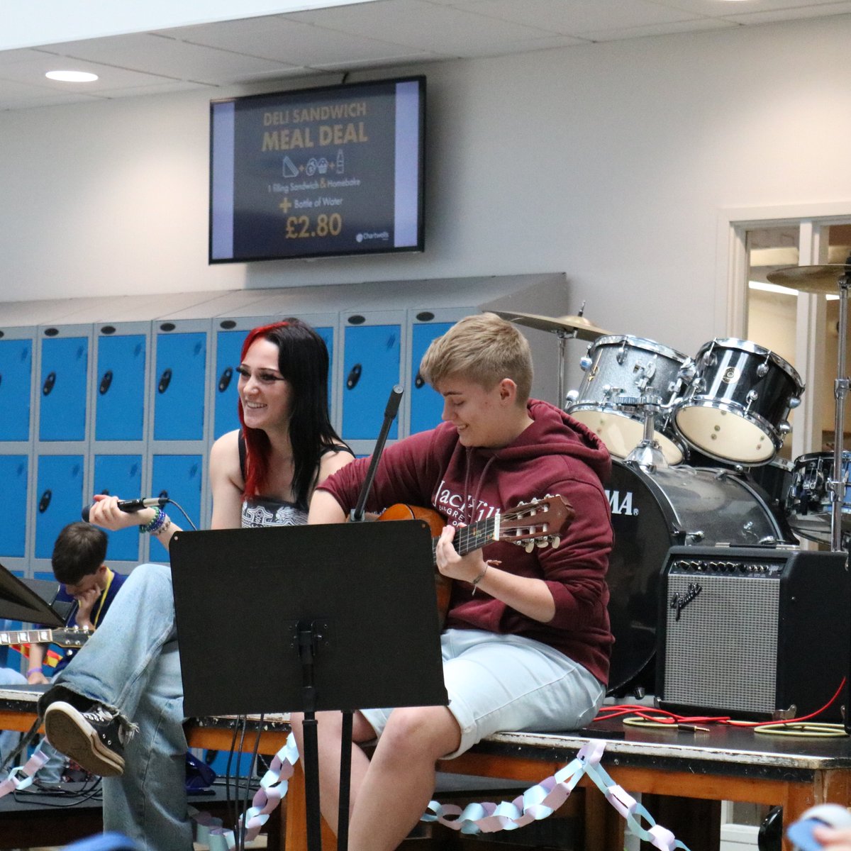 Goodwin_Academy's tweet photo. Our first #ClarenceFest has been a huge success! 

Students have been their BEST selves as they participated in a variety of workshops and performances, or spectated, and proudly cheered on their peers.

Well done to the team who organised the festival.

#WeareGoodwin #Article13 https://t.co/fAX5SjGtGm