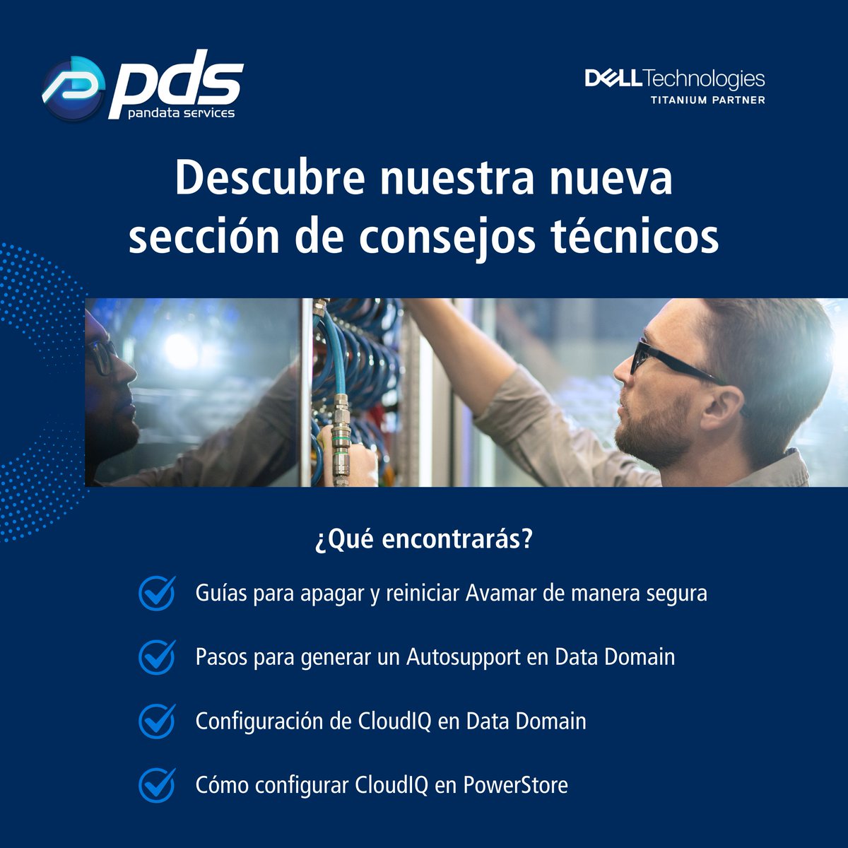 PandataServices's tweet photo. No te pierdas estas guías y recursos útiles para potenciar el rendimiento de tu entorno tecnológico 🚀🔝
Ingresa fácilmente desde el link en nuestro perfil ✅ https://t.co/YirTJ8qH2R