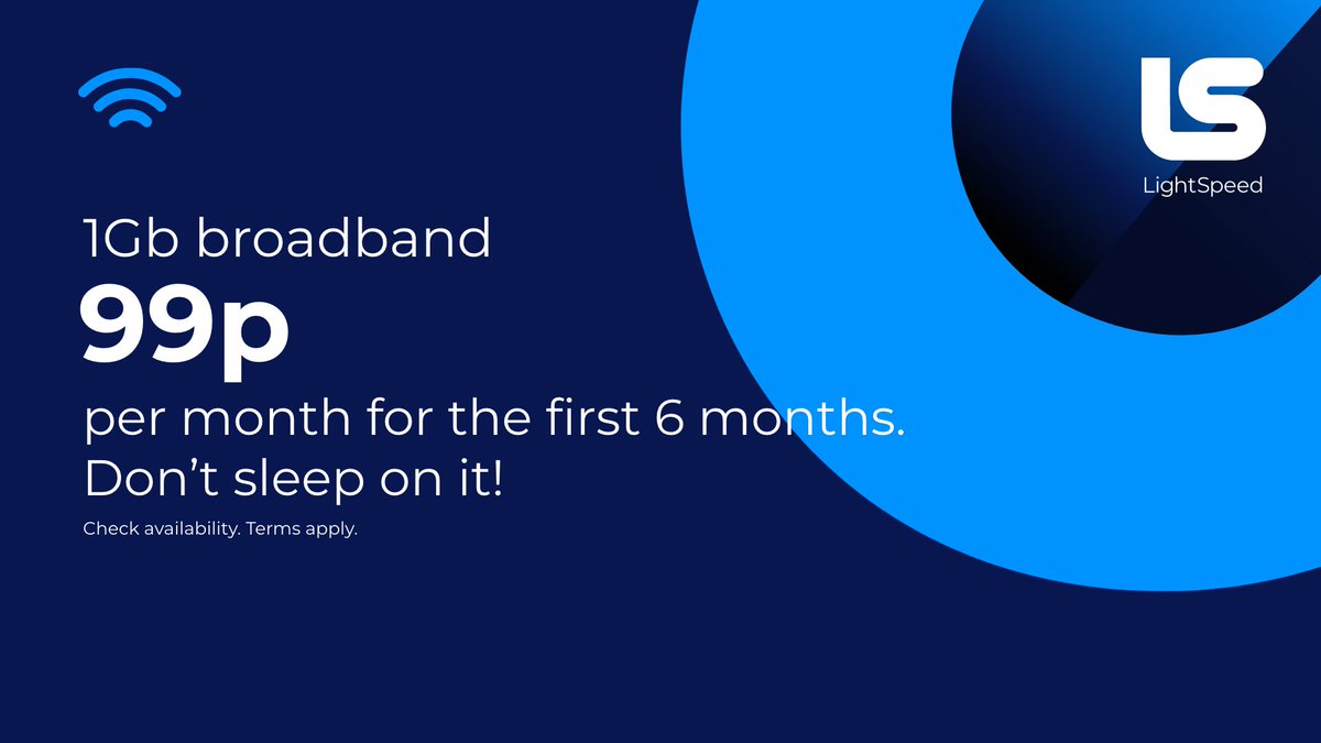 LightSpeed Broadband tweet media