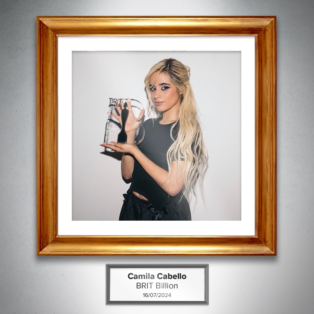 BRITs's tweet photo. new album ✅
hits one billion UK streams and joins the BRIT Billion club ✅
@Camila_Cabello https://t.co/RUAnf1czue