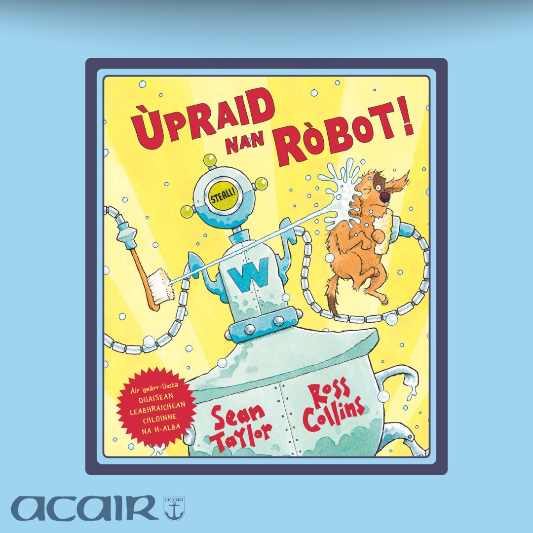 AcairBooks's tweet photo. Thuirt mo phàrantan rium a-raoir "Tha sinne dol a-mach air splaoid, ach fhuair sinn ròbotan bho Schott a sheallas às do dhèidh a-nochd."
📔 https://t.co/qRKFS9zdRj
#Acair #leughadh #leabhraichean #books #reading #Gàidhlig #Gaelic #GME #FtMG #leughcòmhla #youngminds #sgeulachdan https://t.co/ryztZ4qInd