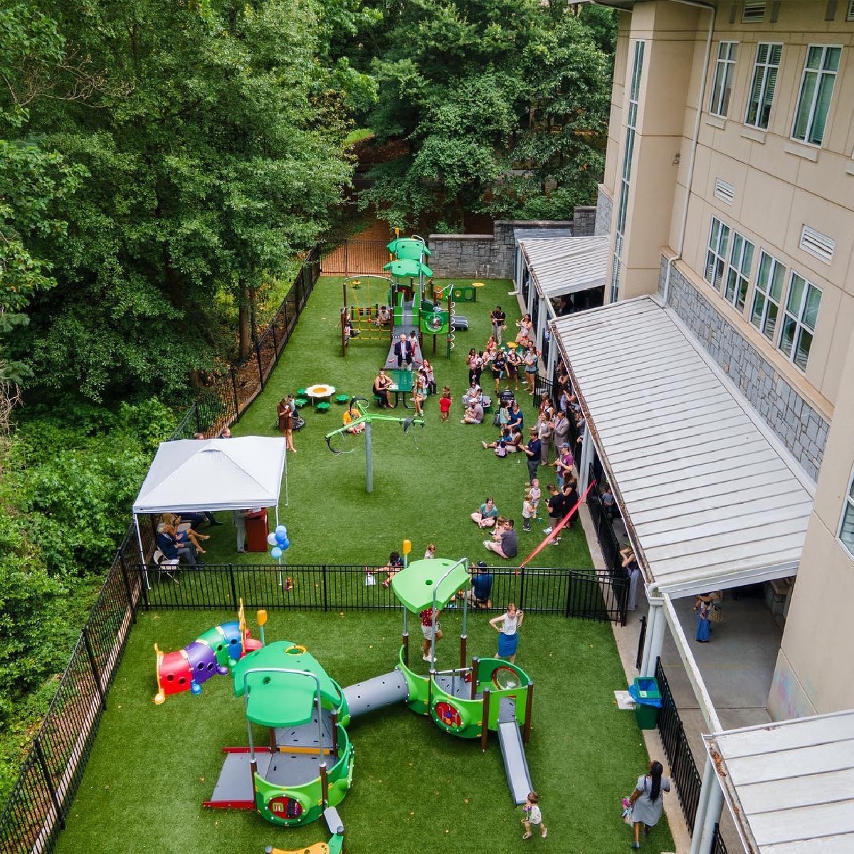 The Emory Autism Center held a grand opening for its new playground, to ...