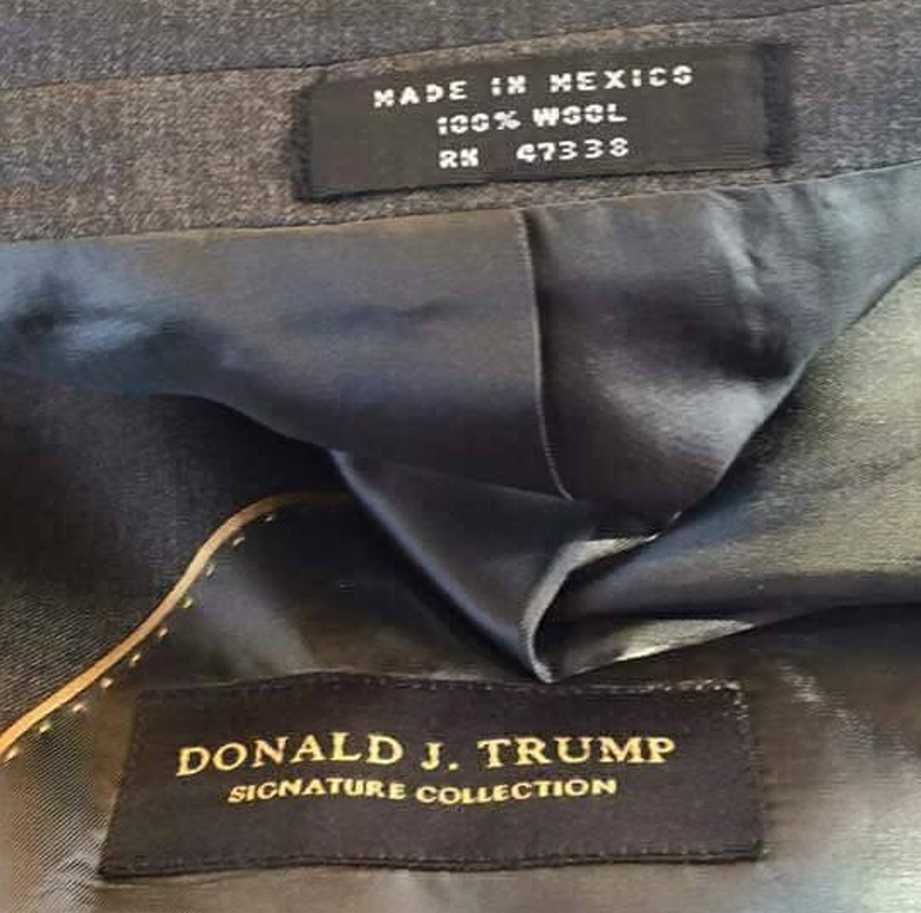RetroManWorld's tweet photo. @JohnBau05991068 @Godisinmytoast1 @Teamsters Donald J. Trump Signature Collection - Made in Mexico  #Teamsters #UnionsForAll #UAW #Border https://t.co/HF2YrUoK0C