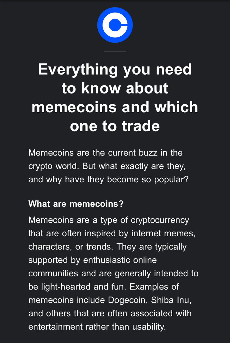 CryptoTubeYT's tweet photo. Coinbase sending emails about meme coins. 

A frog 🐸 and a dog 🐶 listing soon?? https://t.co/d9U9j65jaD
