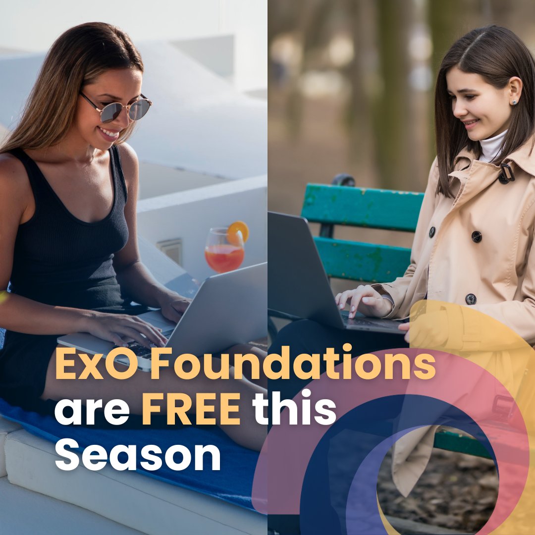 OpenExO's tweet image. Ignite your summer or warm up your winter with our free ExO Foundations Course! 🌞❄️ 

Learn Exponential Technologies, 11 ExO attributes, and more. 
Transform your business anywhere, anytime. 

Enroll for free now: hubs.la/Q02GMmnT0 

#SeasonOfGrowth #OpenExO #DigitalCourse