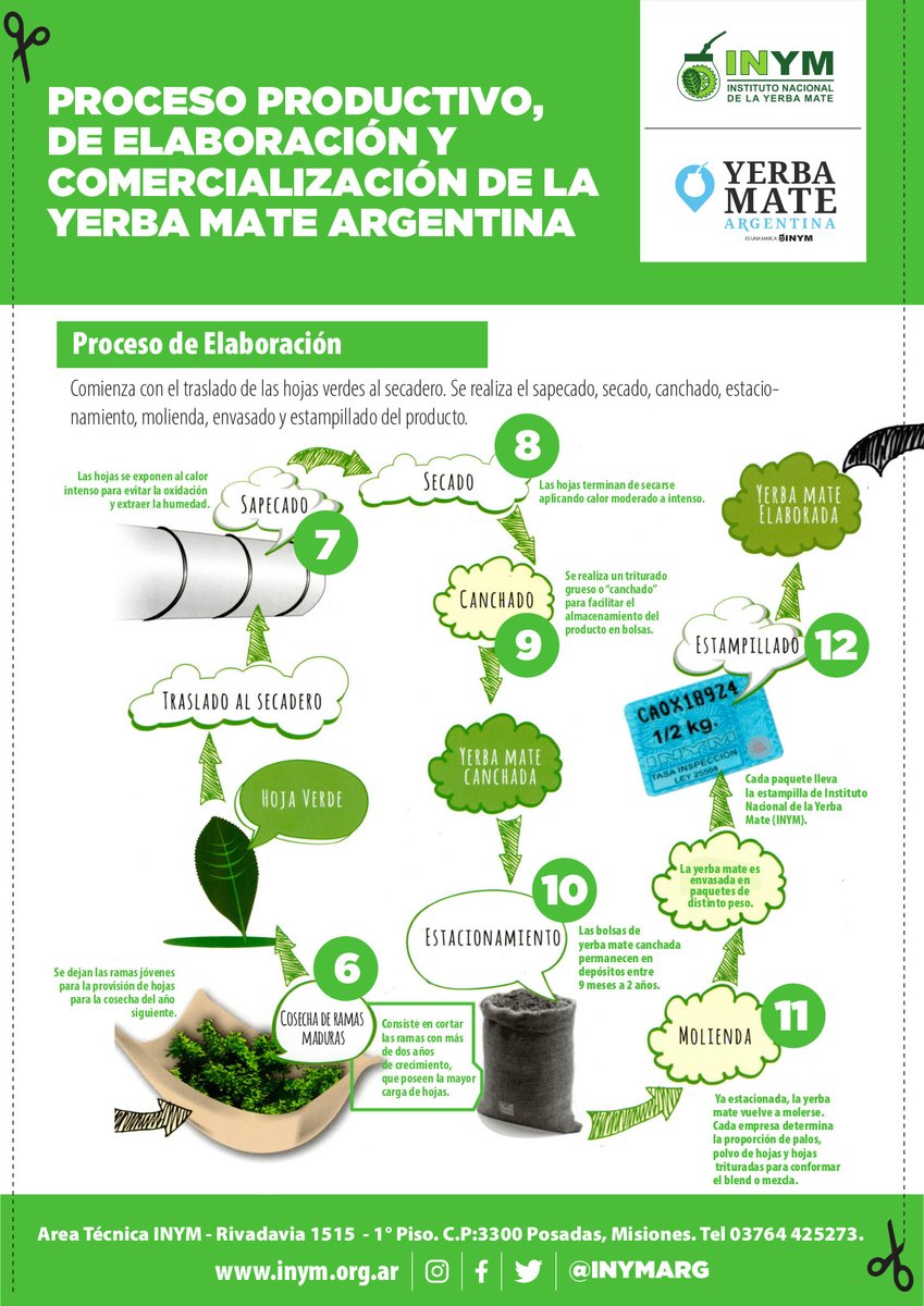 INYMArg's tweet photo. 🧉🇦🇷De las chacras a la mesa de los argentinos, así se produce nuestra @YerbaMateArg .#mateargentino
Descargá el folleto: https://t.co/ybz7EMw766 https://t.co/52vuCWKuR7