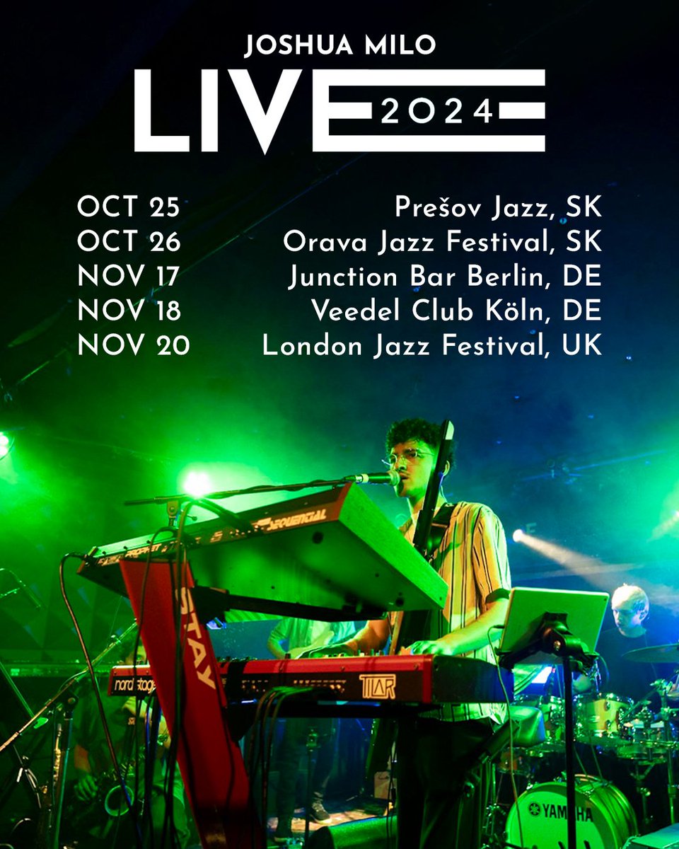 JoshuaMiloMusic's tweet photo. Time to mark your calendars ✏️🗓️ https://t.co/TrFsBj28VH